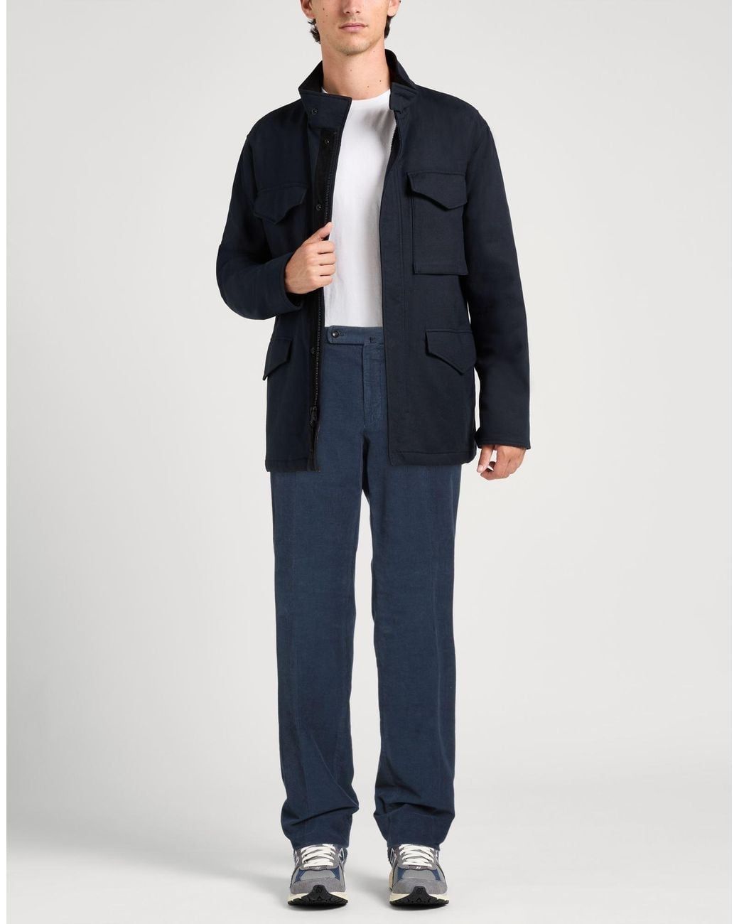 Incotex Blue By Slowear Midnight Pants Cotton, Elastane for men