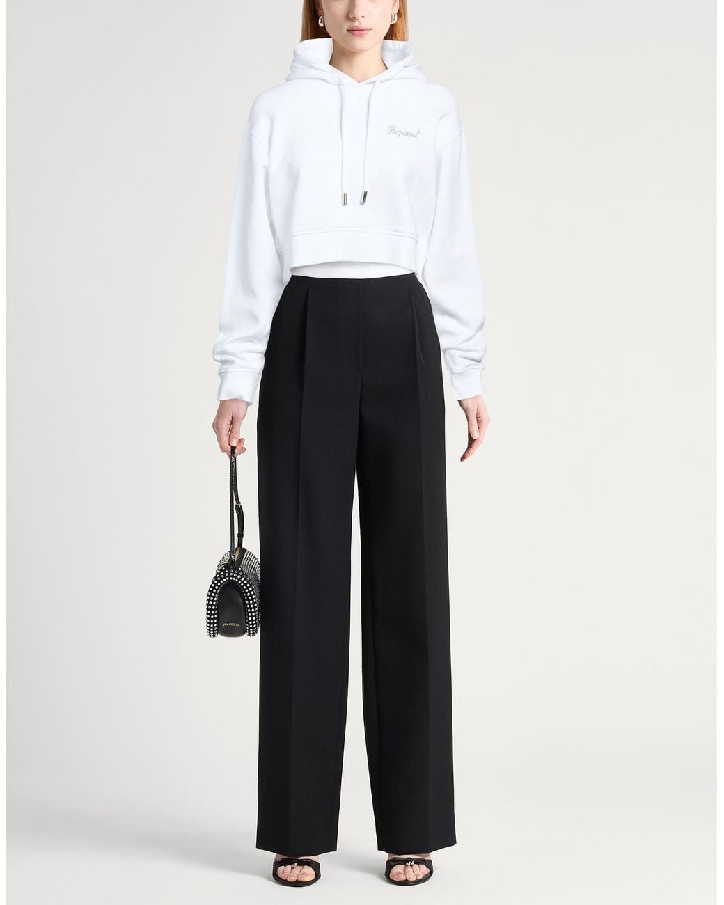 DSquared² White Sweatshirt Cotton