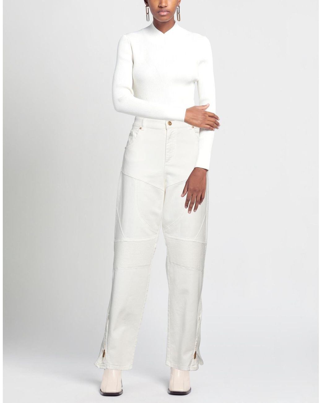 Blumarine White Jeans