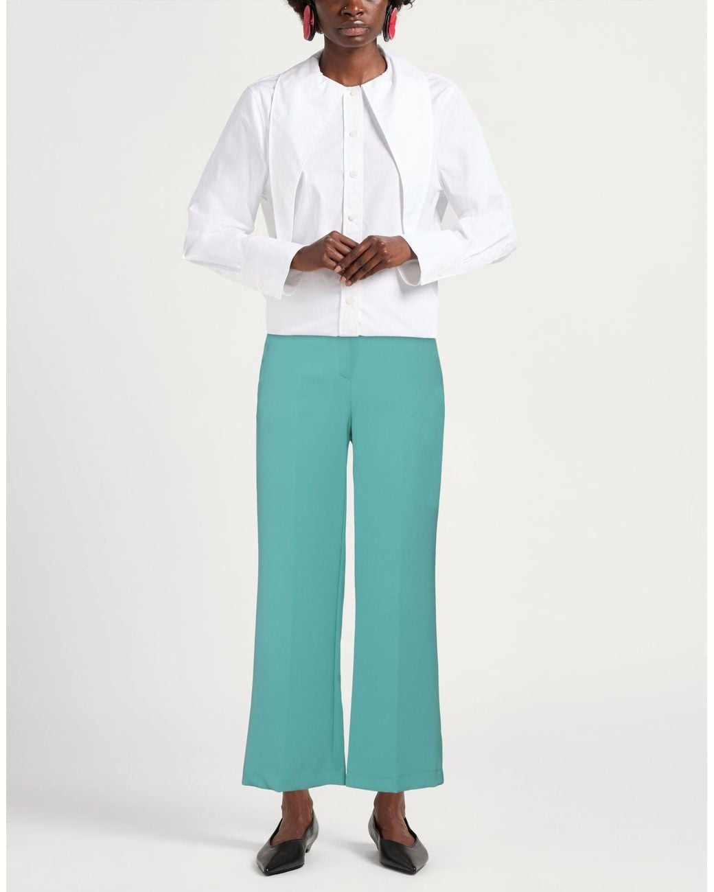 Kaos Blue Pants Polyester, Elastane