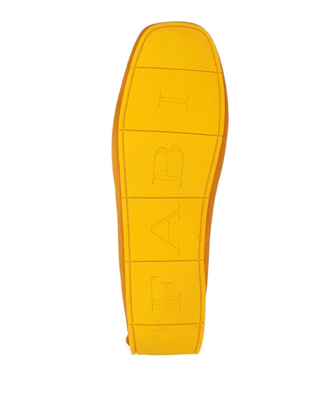 Fabi Orange Loafers Soft Leather for men