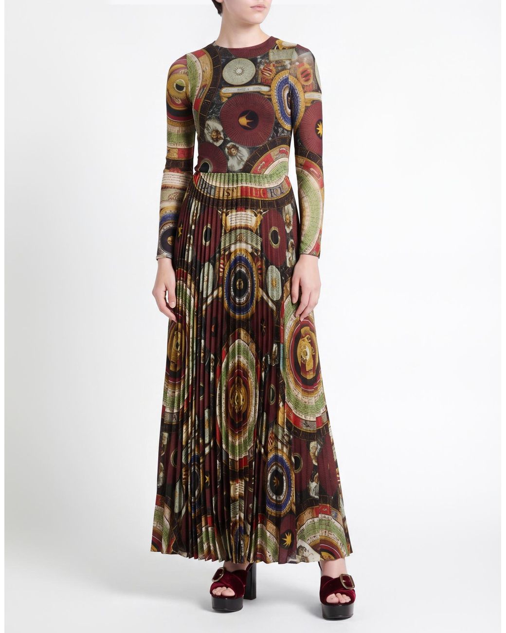 Alice + Olivia Red Maxi Dress