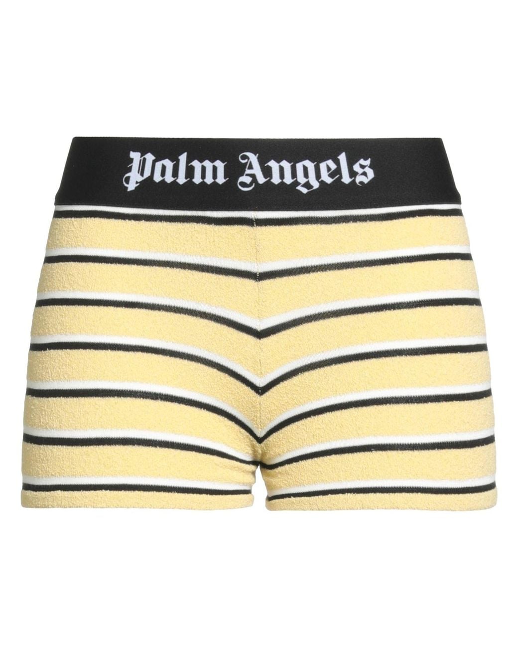 Palm Angels Metallic Shorts & Bermuda Shorts Cotton, Polyamide, Polyester, Elastane