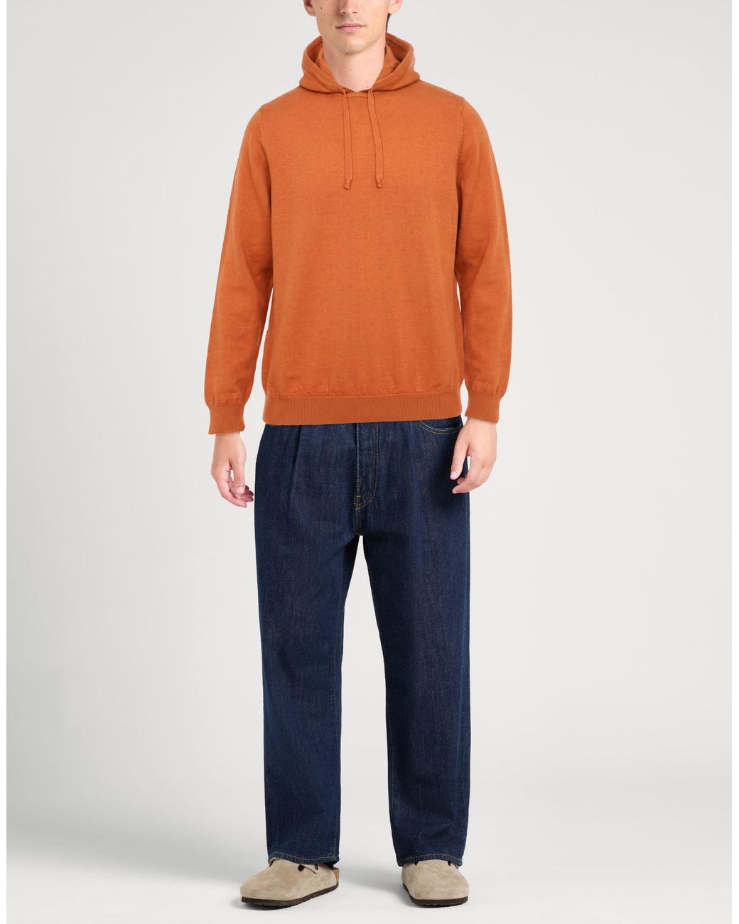 Daniele Alessandrini Orange Sweater Acrylic, Wool for men