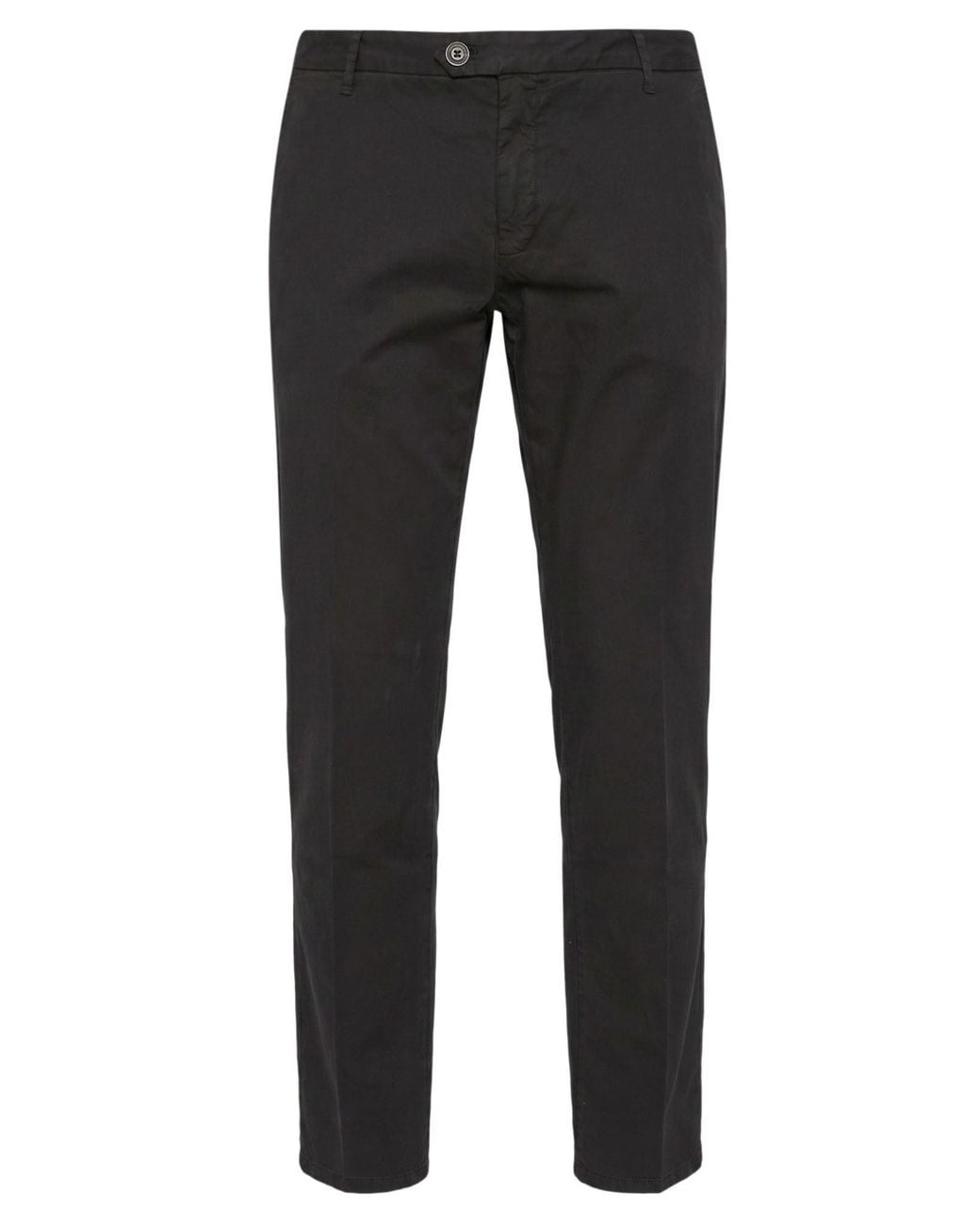 Roy Rogers Black Pants Cotton, Elastane for men