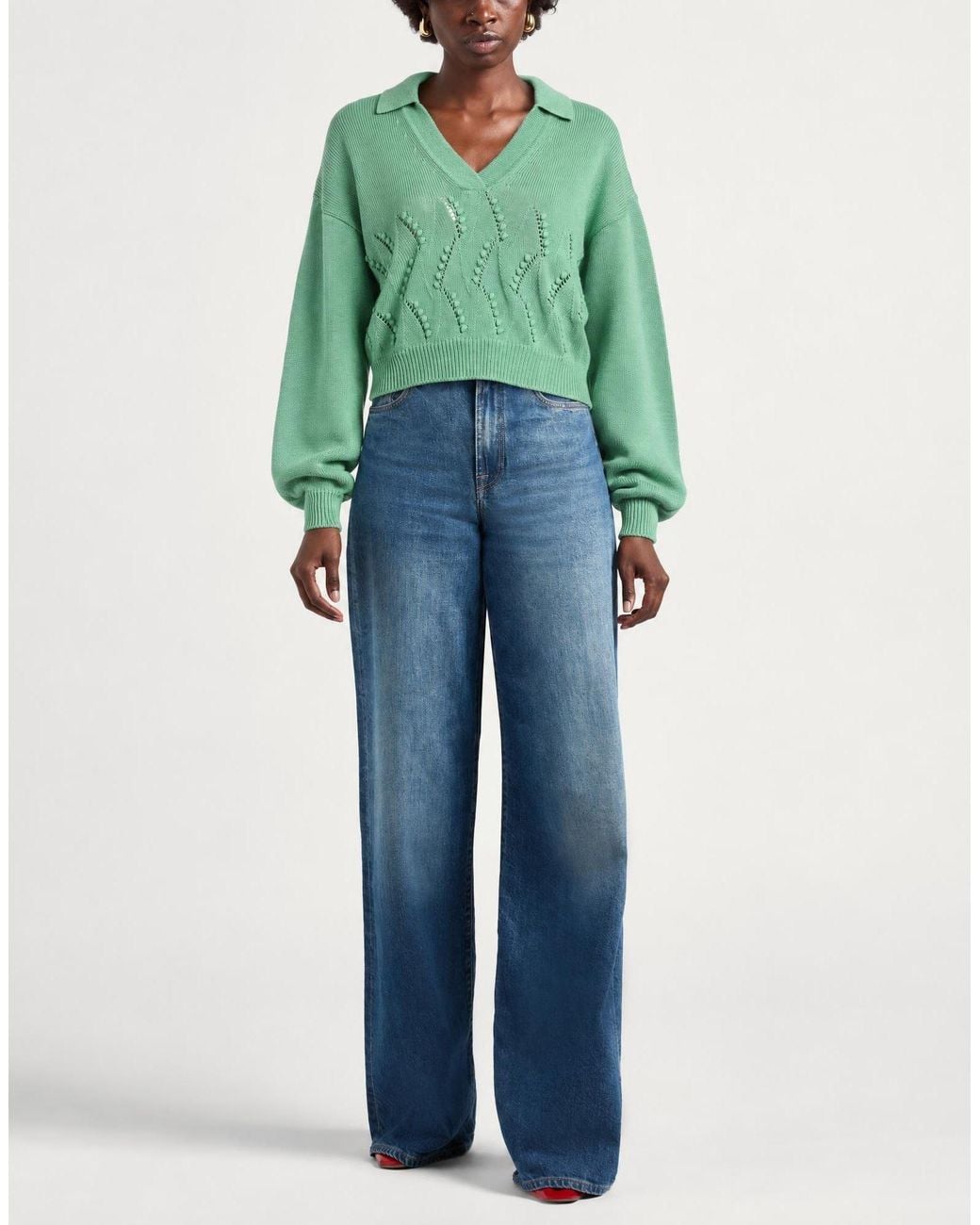 Jacob Cohen Green Sweater Cotton
