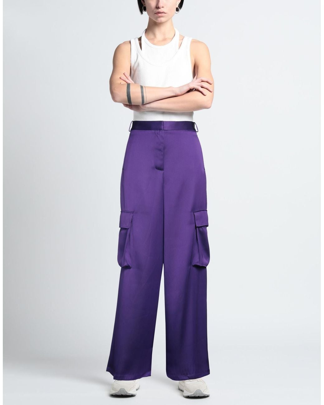 Versace Purple Pants