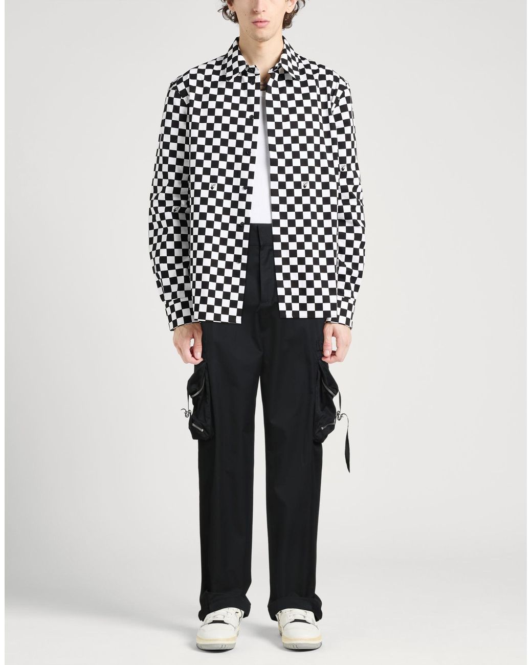 Off-White c/o Virgil Abloh Blue Pants Cotton for men