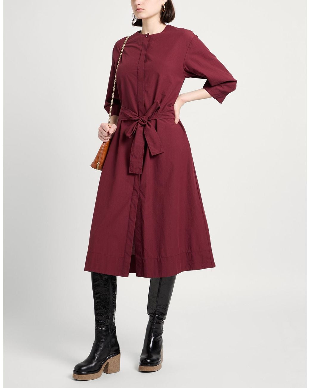 Ottod'Ame Red Midi Dress