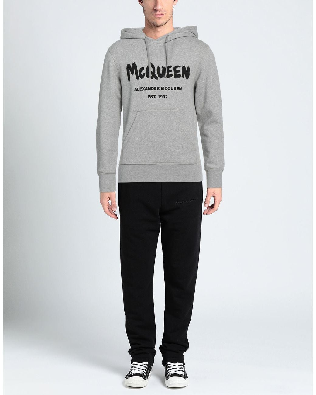 McQueen Gray Sweatshirt for men
