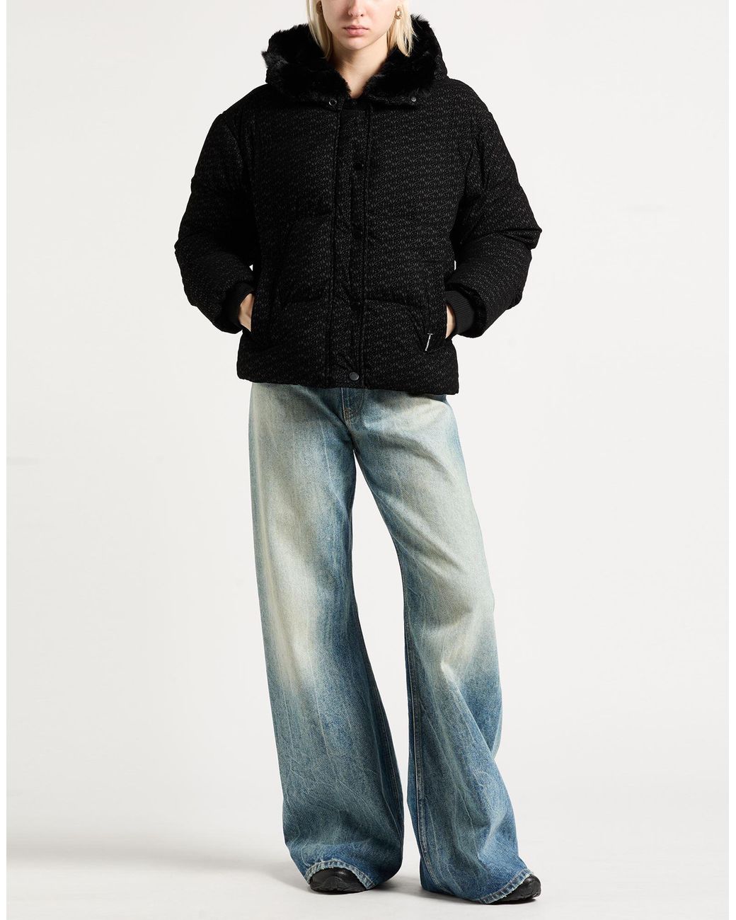 Karl Lagerfeld Black Puffer