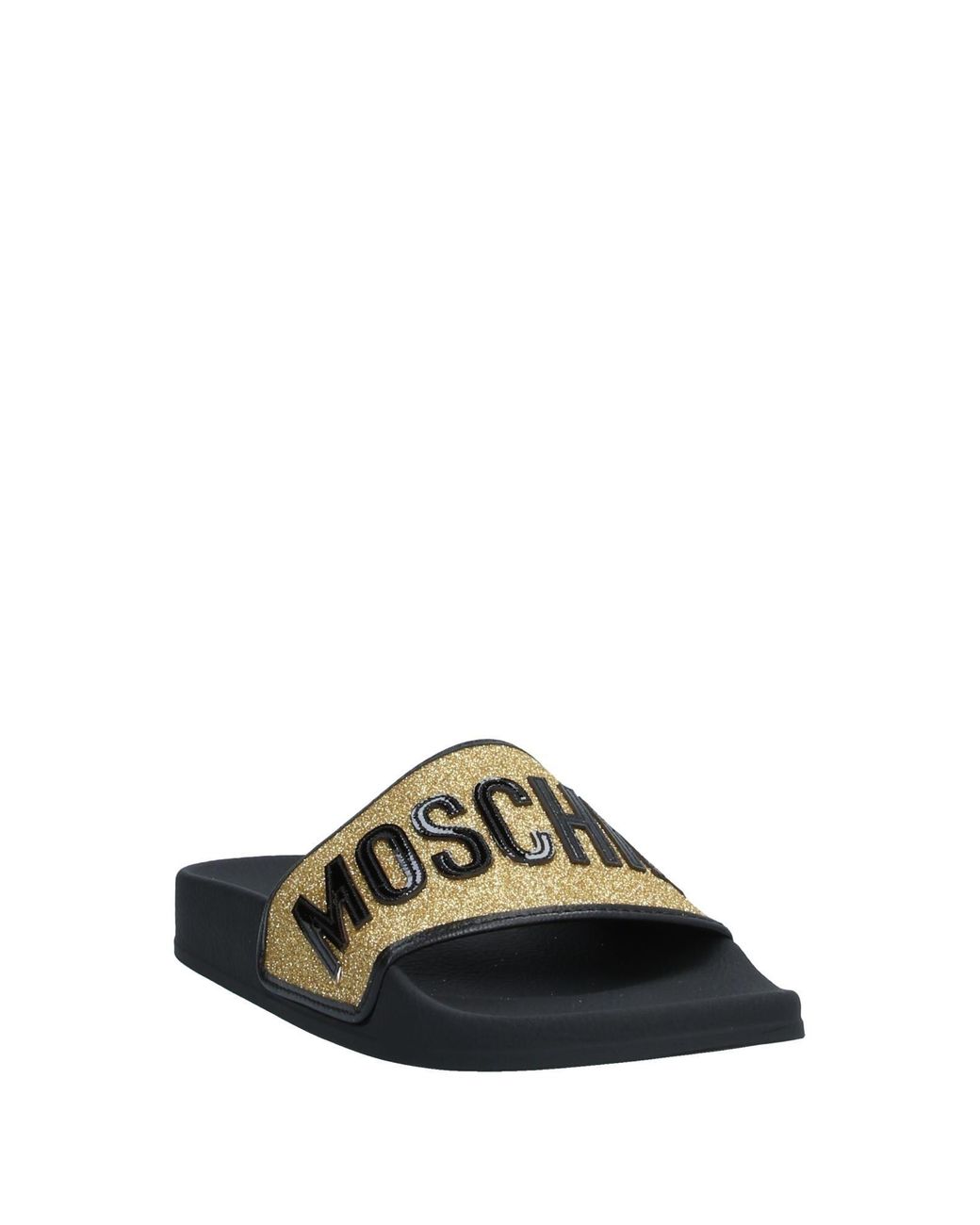 Moschino Metallic Sandals