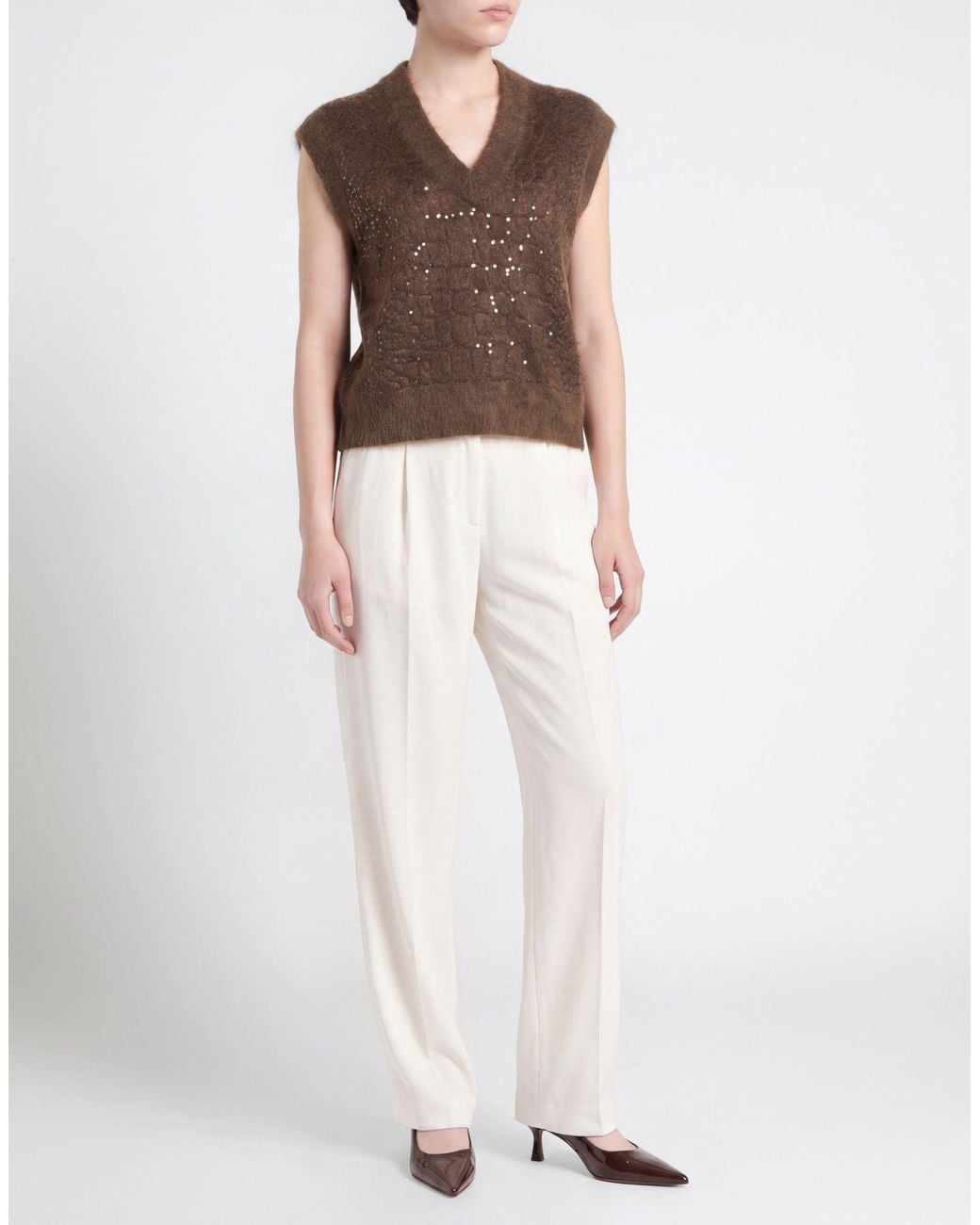 Brunello Cucinelli Brown Pullover