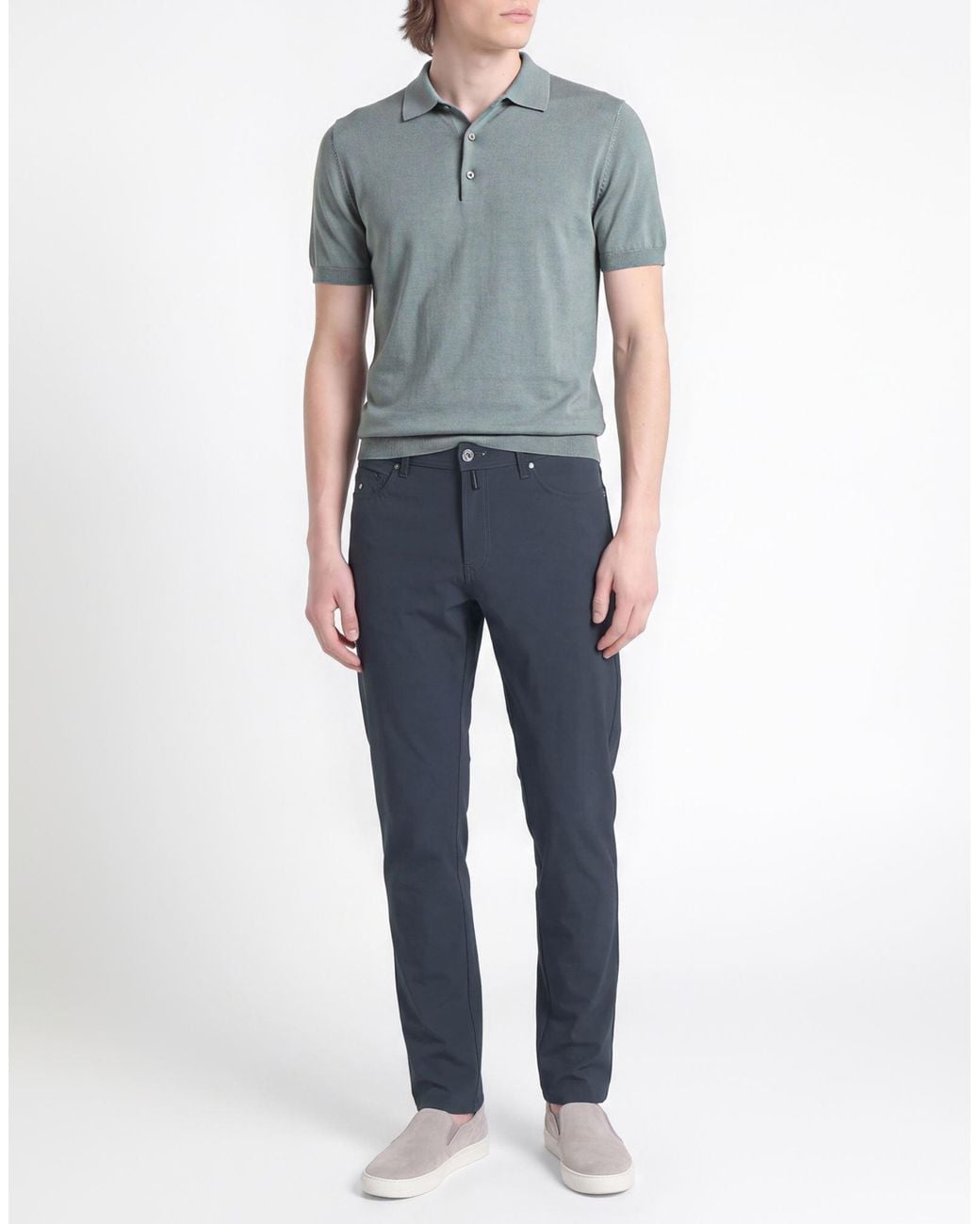 Tramarossa Blue Pants for men