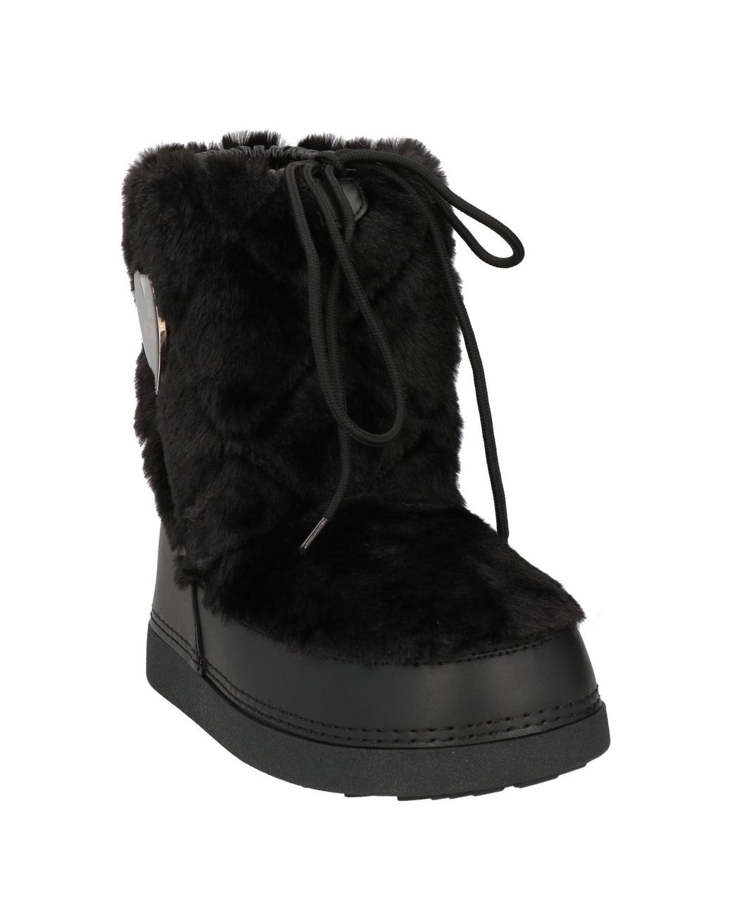 Love Moschino Black Ankle Boots
