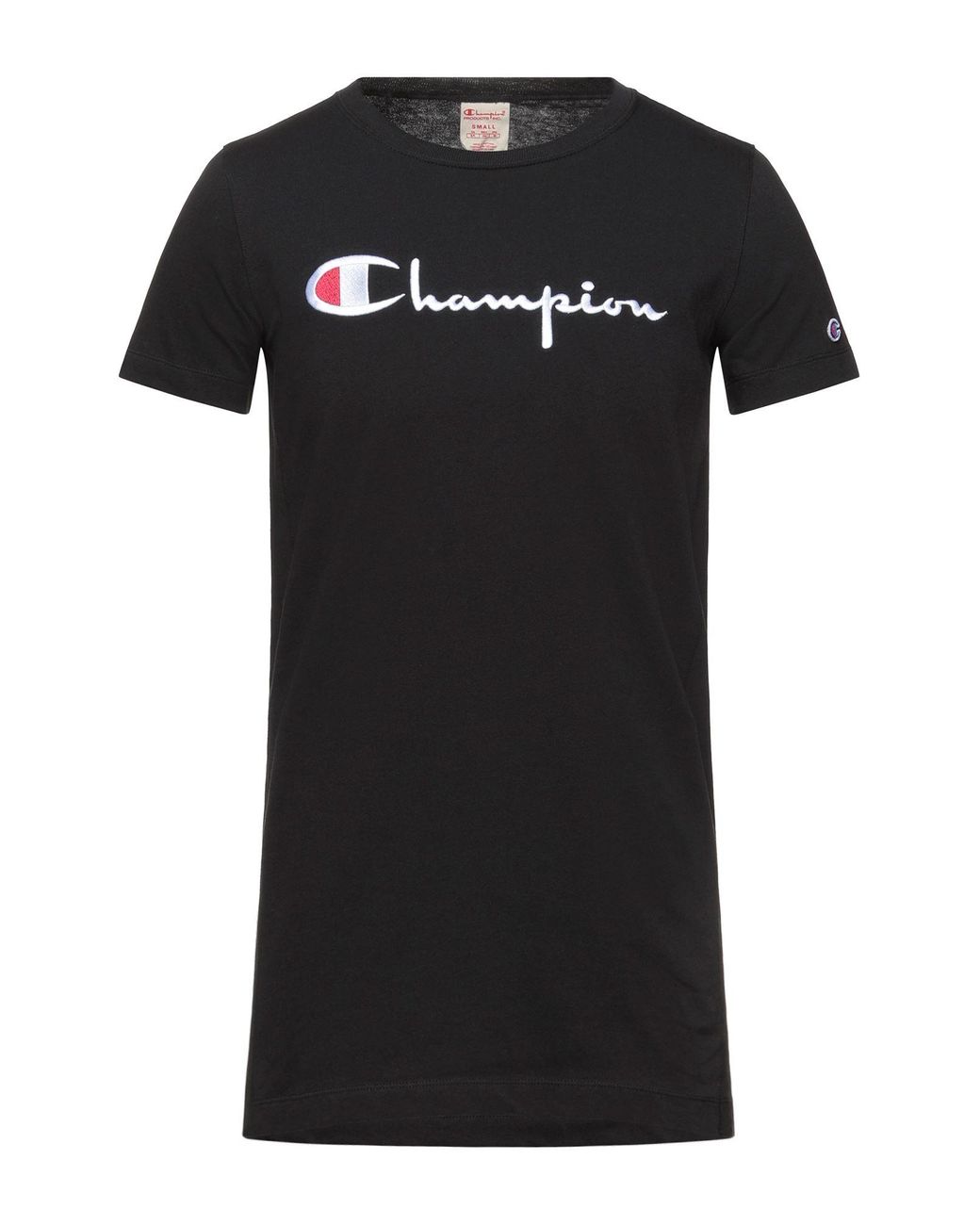 Champion Cotton T-shirt in Black for Men - Lyst