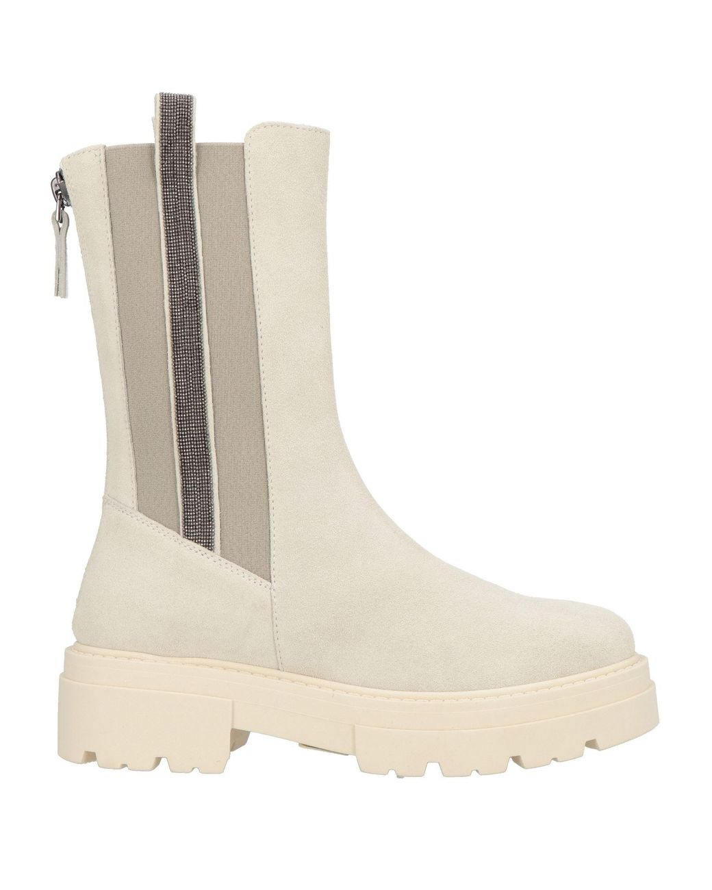 Fabiana Filippi Natural Ankle Boots Leather
