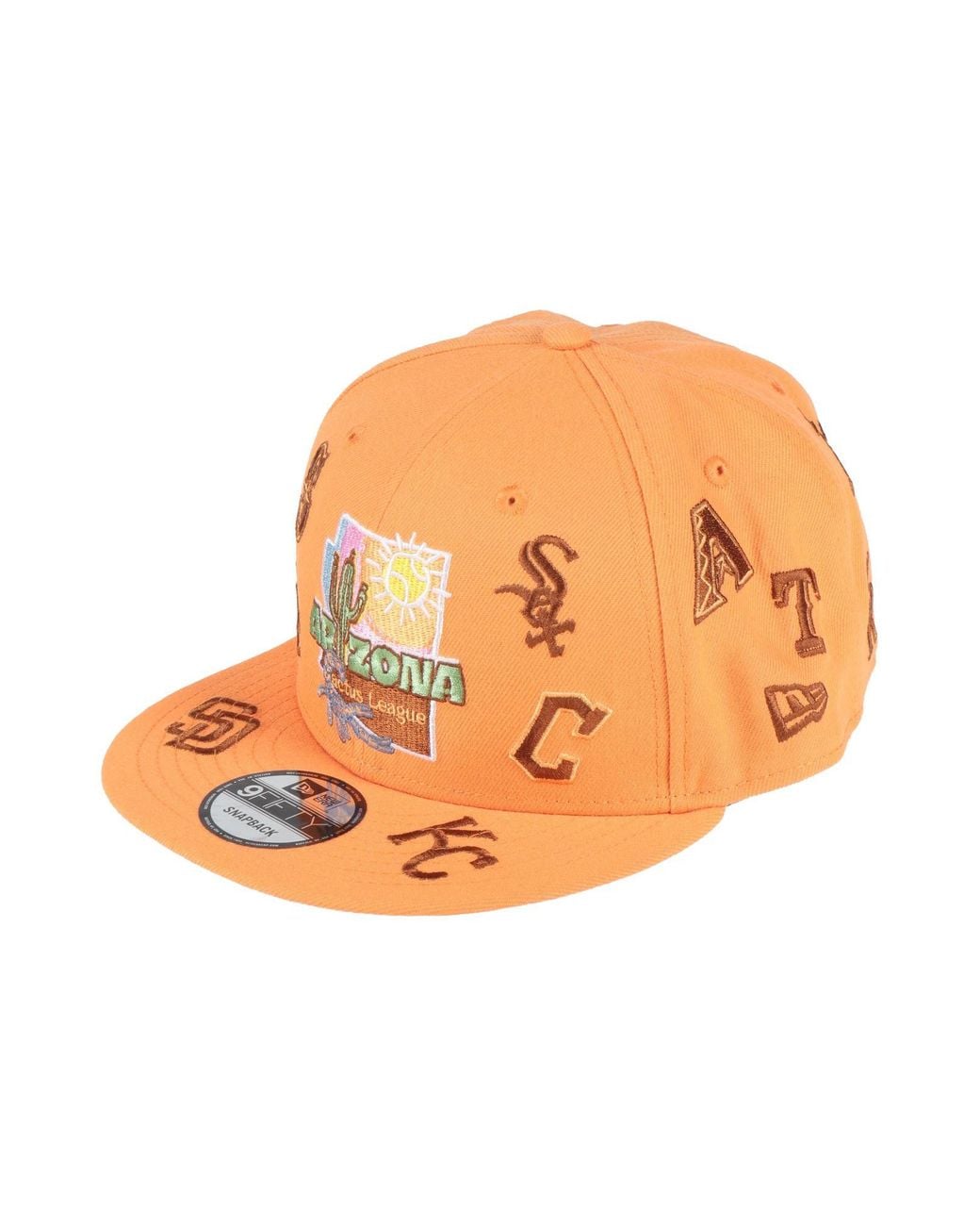 KTZ Orange Hat Polyester for men