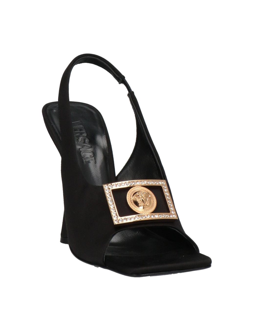 Versace Black 'Medusa' Sandals