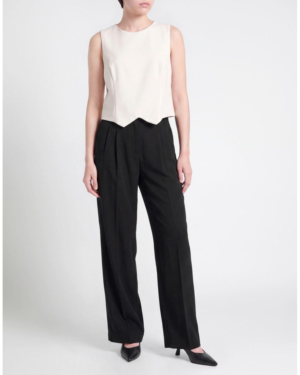 Emporio Armani White Top Triacetate, Polyester