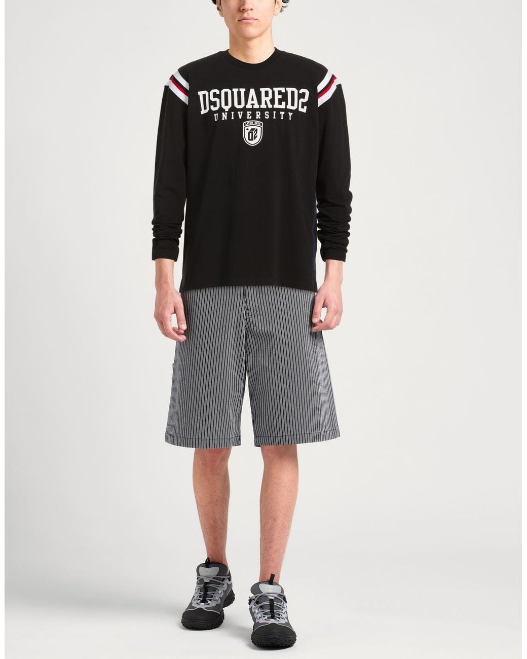 DSquared² Black T-Shirt Cotton for men