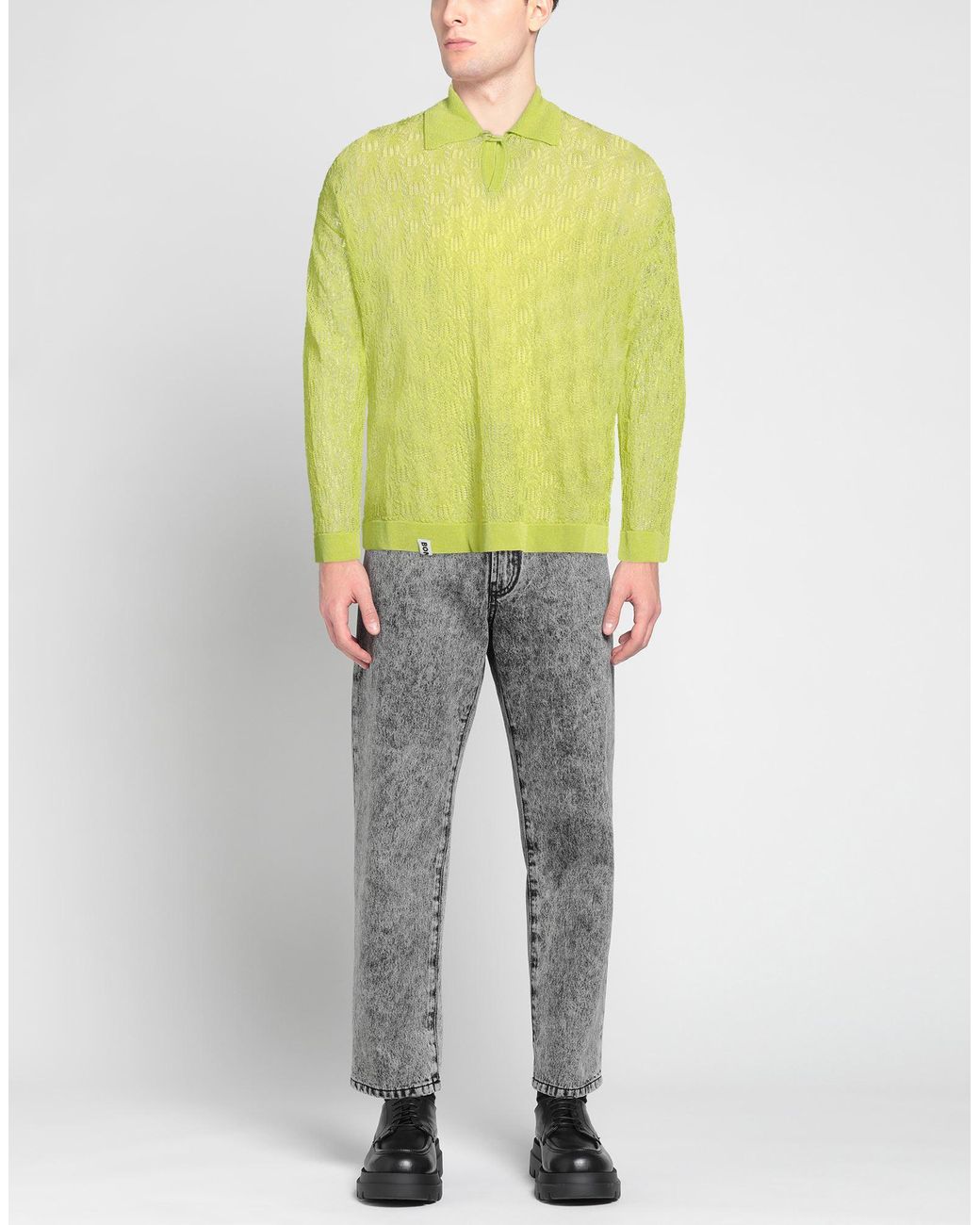 Pullover Bonsai de hombre de color Yellow