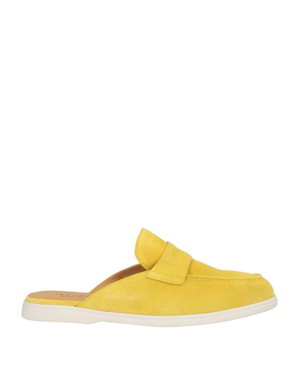 Testoni Yellow Mules & Clogs
