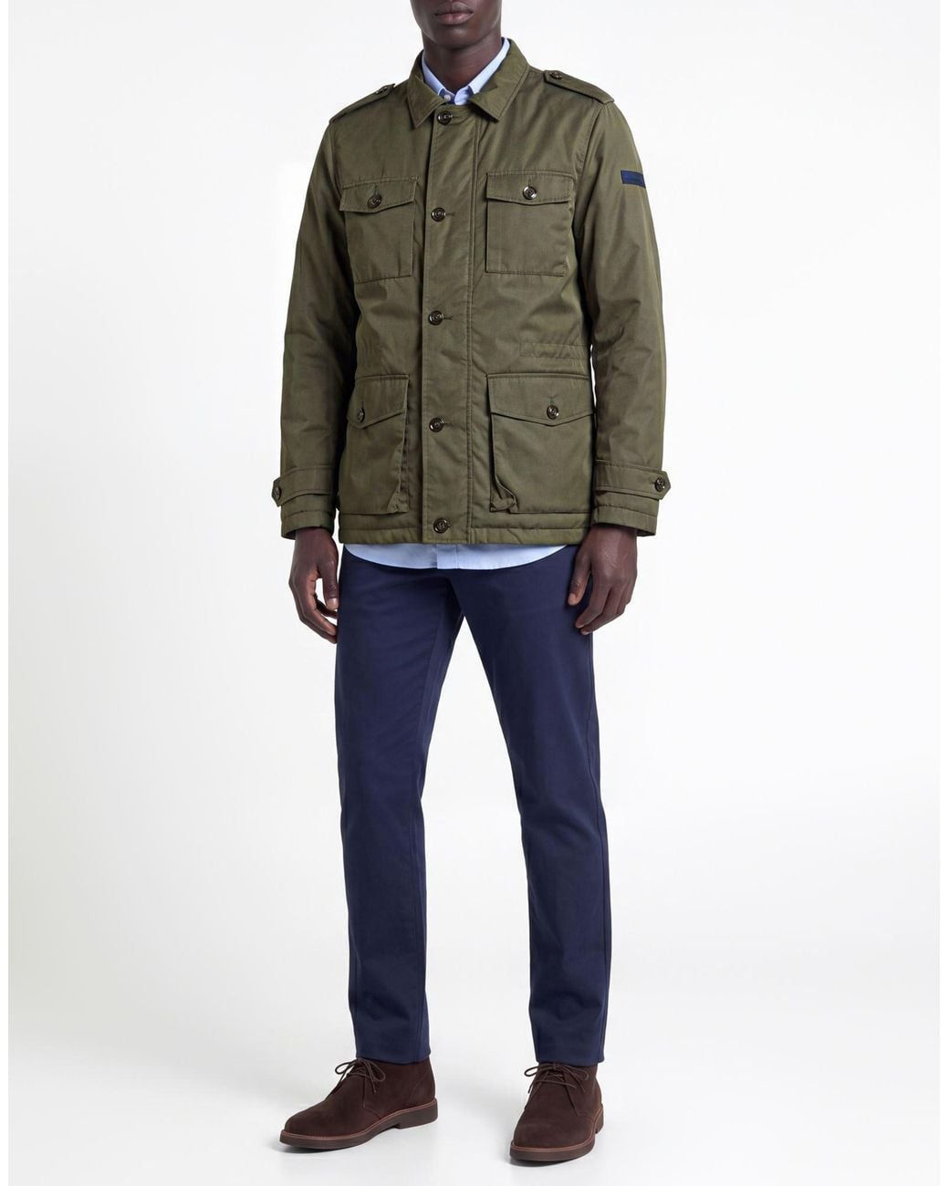 Façonnable Green Jacket Polyester for men
