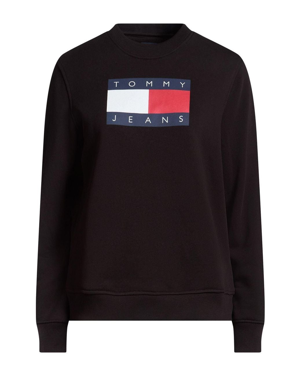 Tommy Hilfiger Black Sweatshirt Cotton