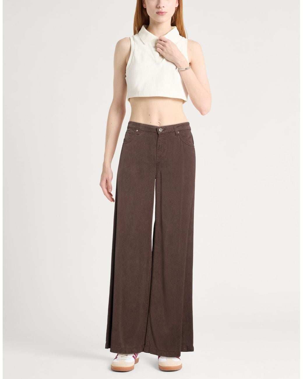 ViCOLO Brown Jeans Lyocell