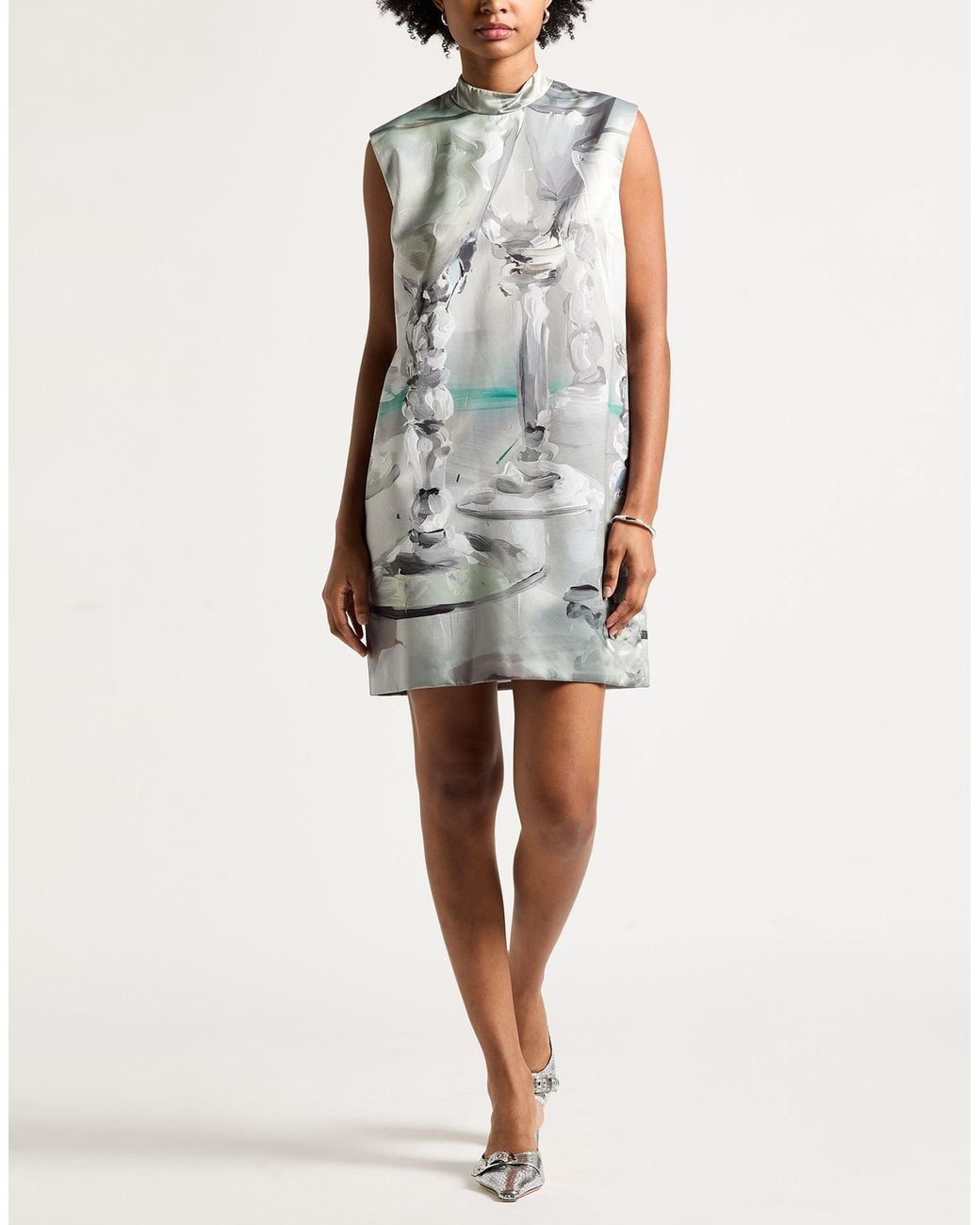 MSGM White Mini Dress Polyester