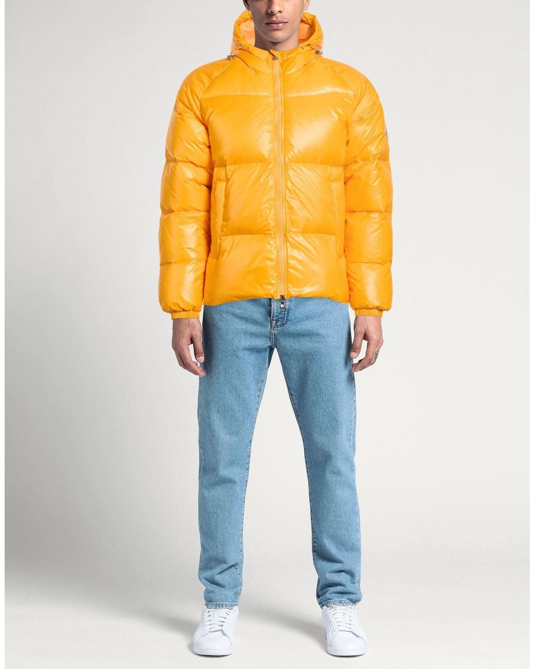 Pyrenex Yellow Puffer Recycled Polyamide for men