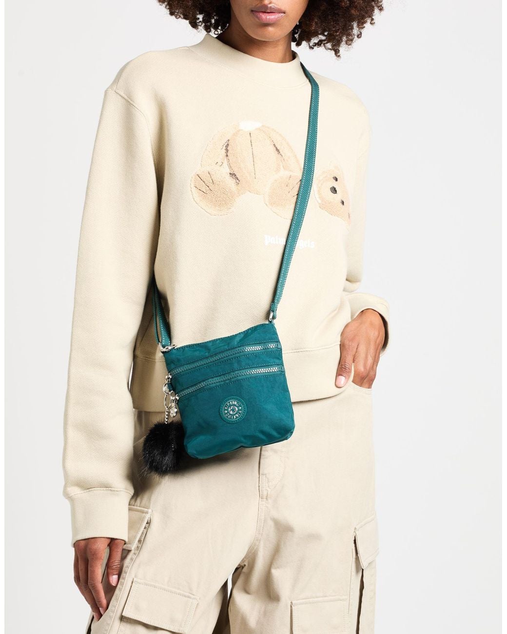 Kipling Green Cross-Body Bags