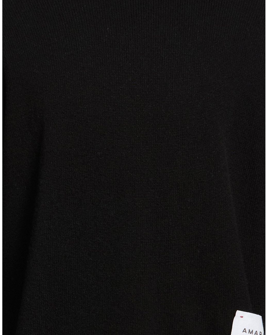 Amaranto Black Turtleneck for men