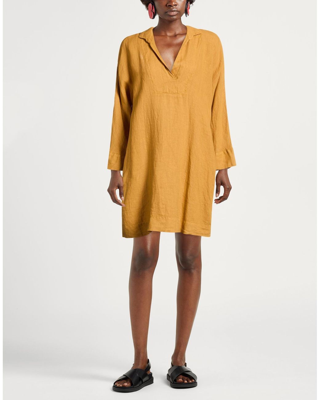 Caliban Yellow Mini Dress