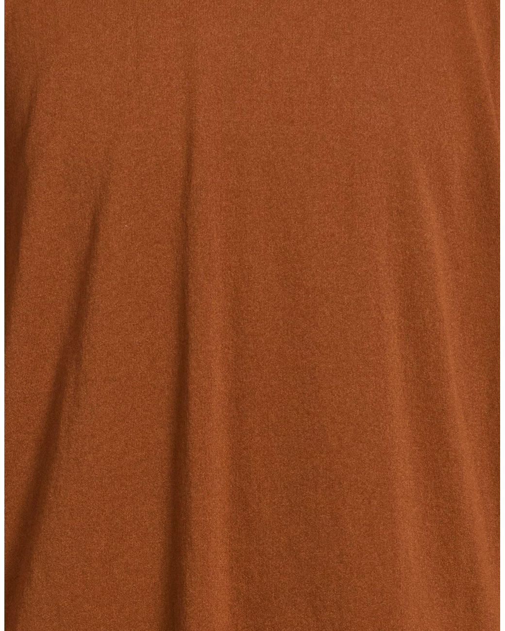 Alpha Studio Brown Sweater Cotton, Polyester for men
