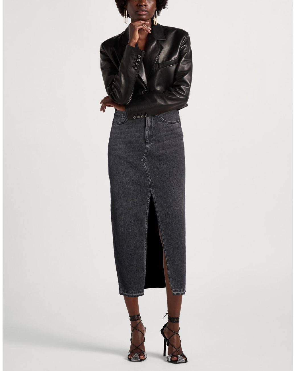 Rag & Bone Black Denim Skirts