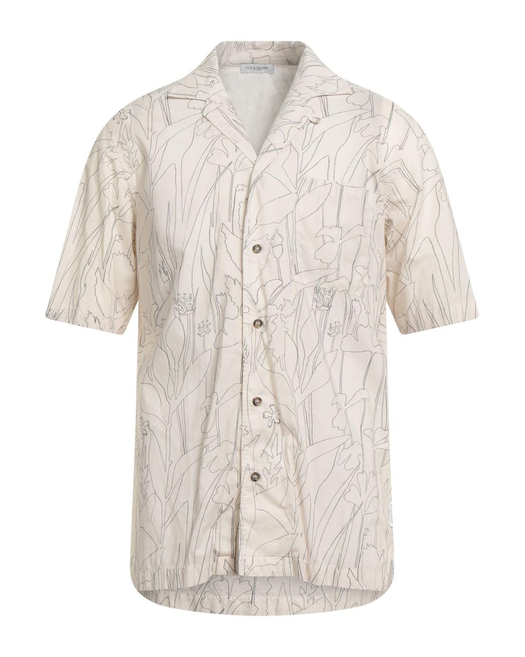 Paolo Pecora White Shirt Cotton for men