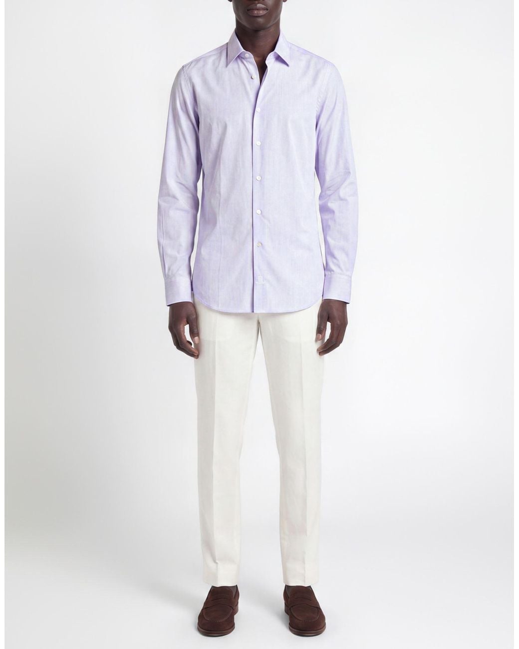 Camicia di Lanvin in Purple da Uomo