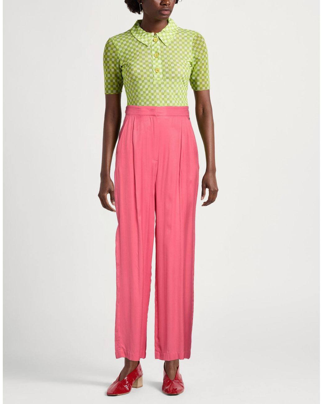 ARMANI EXCHANGE Pink Pants Viscose
