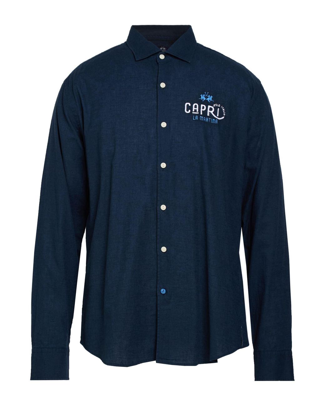 La Martina Blue Shirt for men