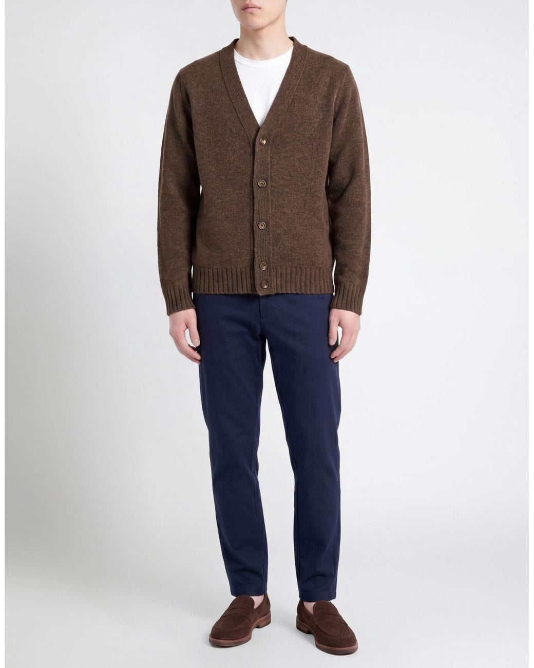 Roda Brown Cardigan for men
