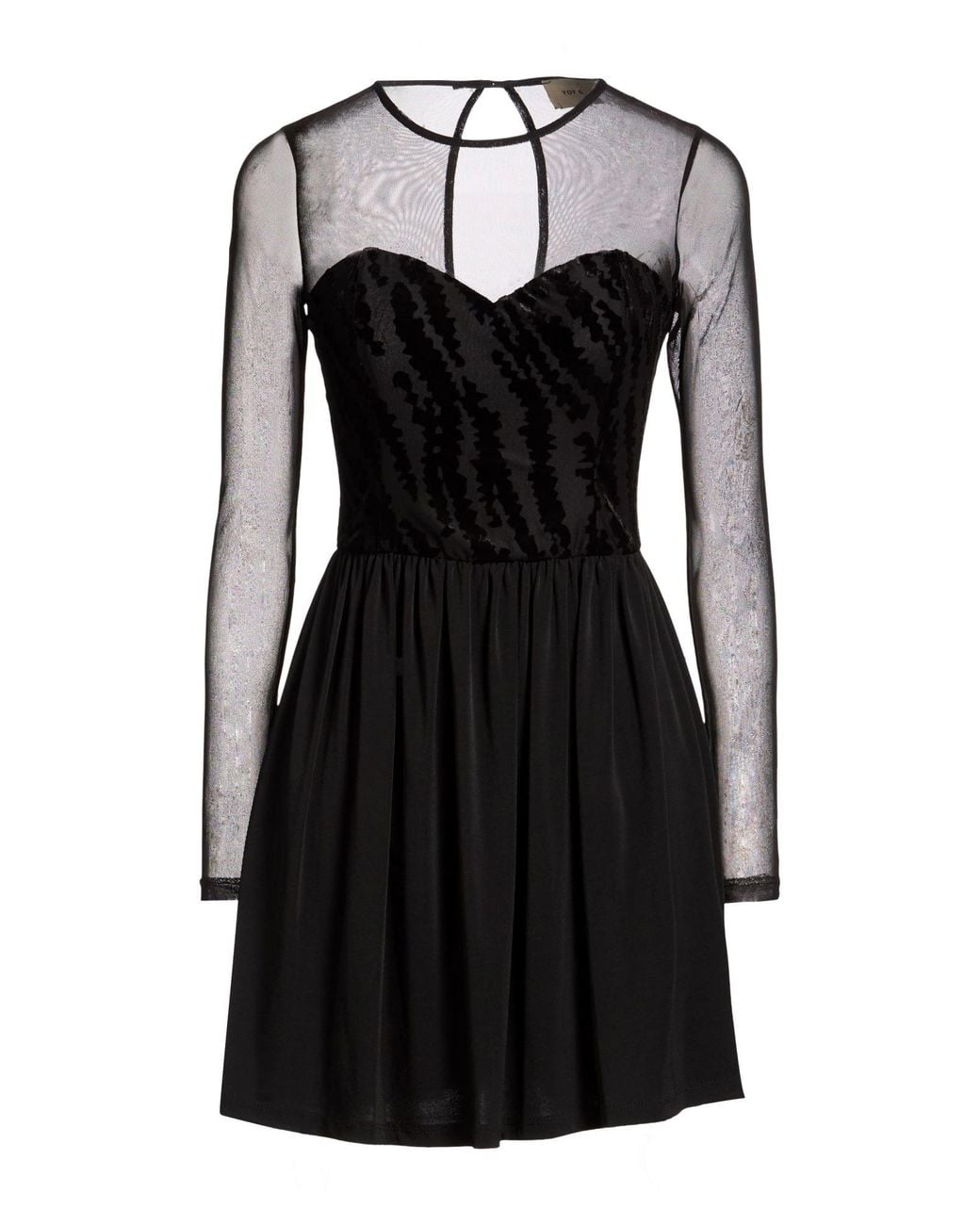 Toy G. Black Mini Dress Polyester, Elastane