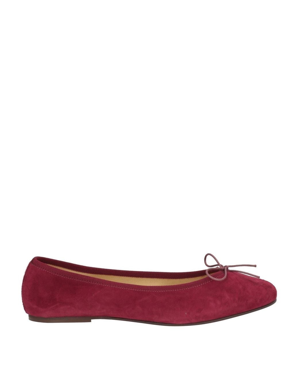 BALLERETTE Red Burgundy Ballet Flats Leather