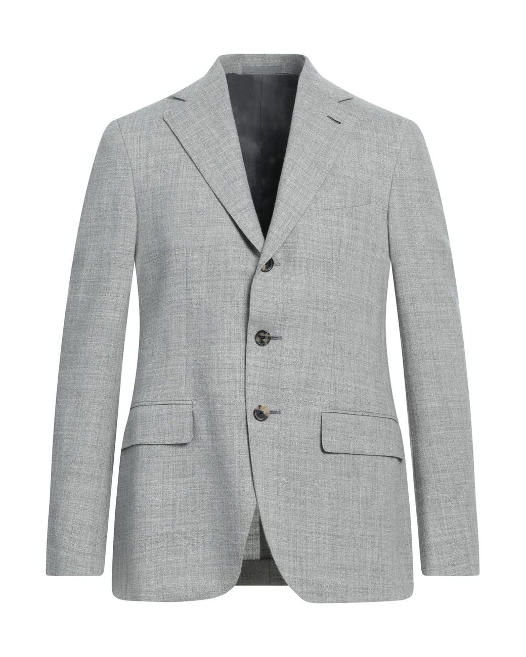 Caruso Gray Blazer Wool, Linen, Polyamide for men