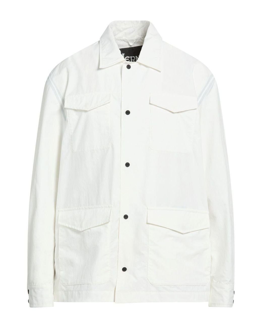Herno White Jacket Polyester for men