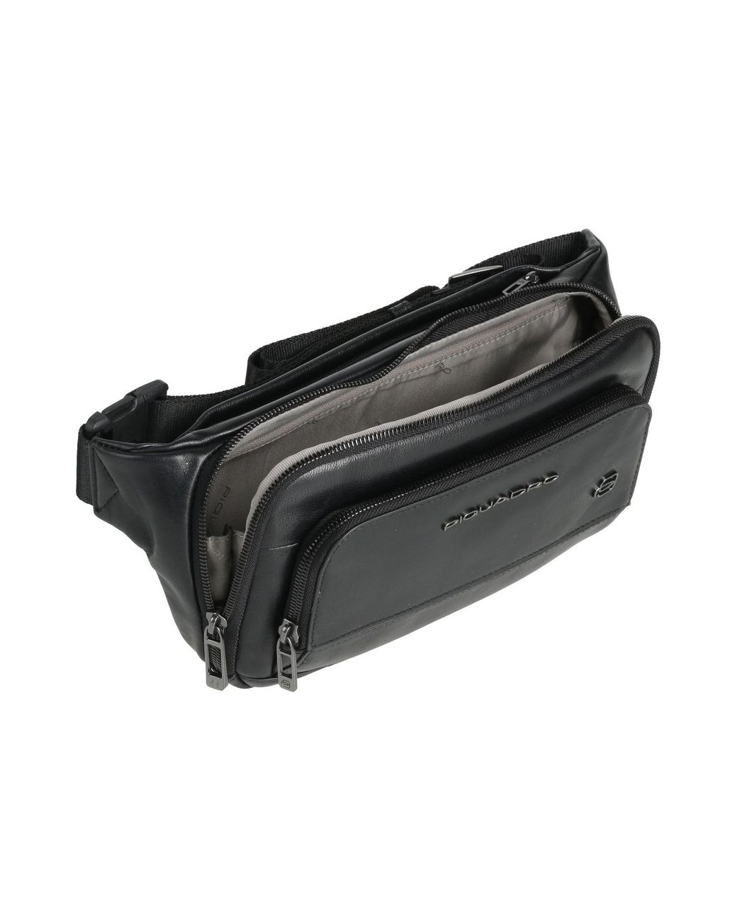 Piquadro Black Belt Bag Cow Leather, Eva (Ethylene for men