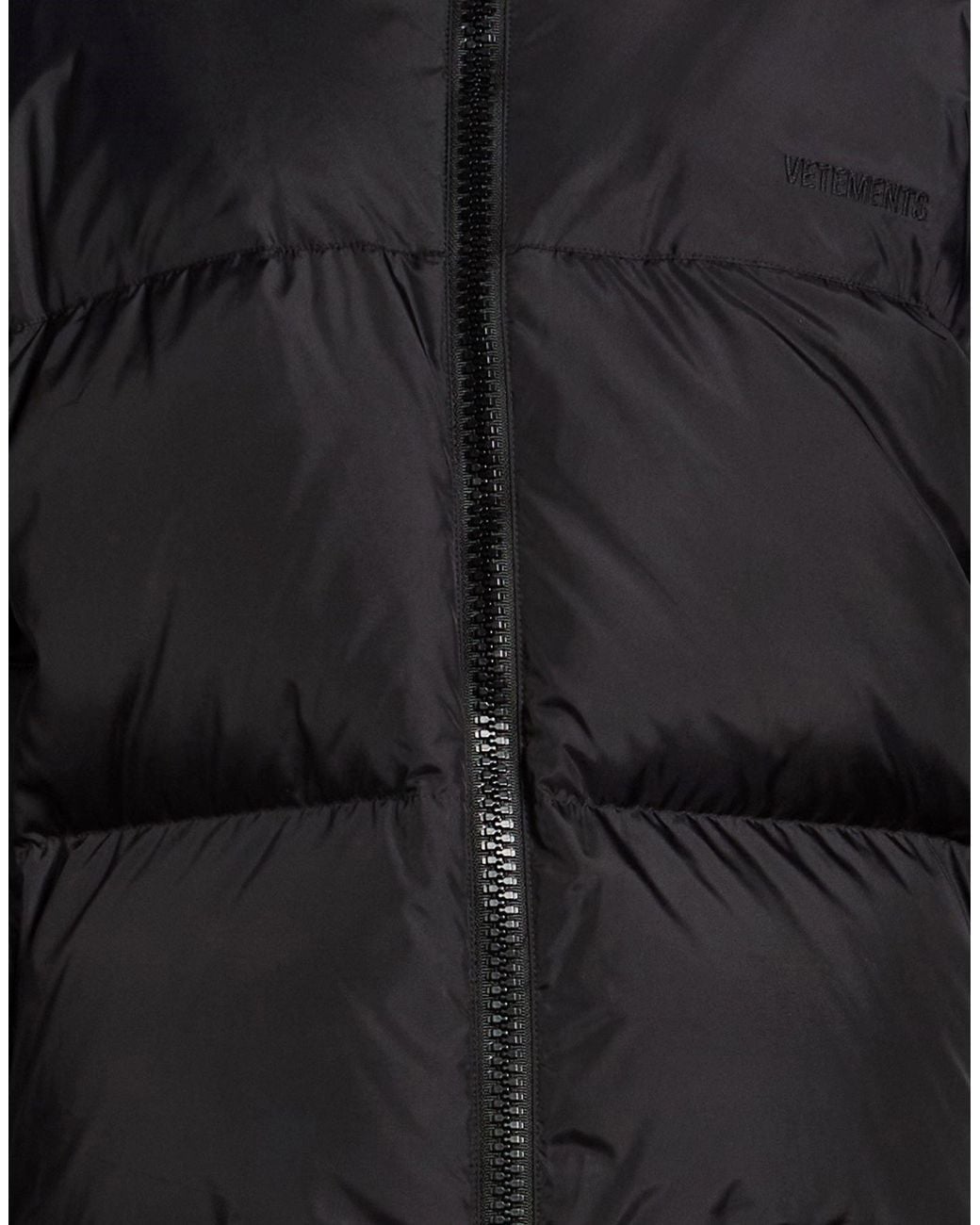 Vetements Black Puffer Polyamide