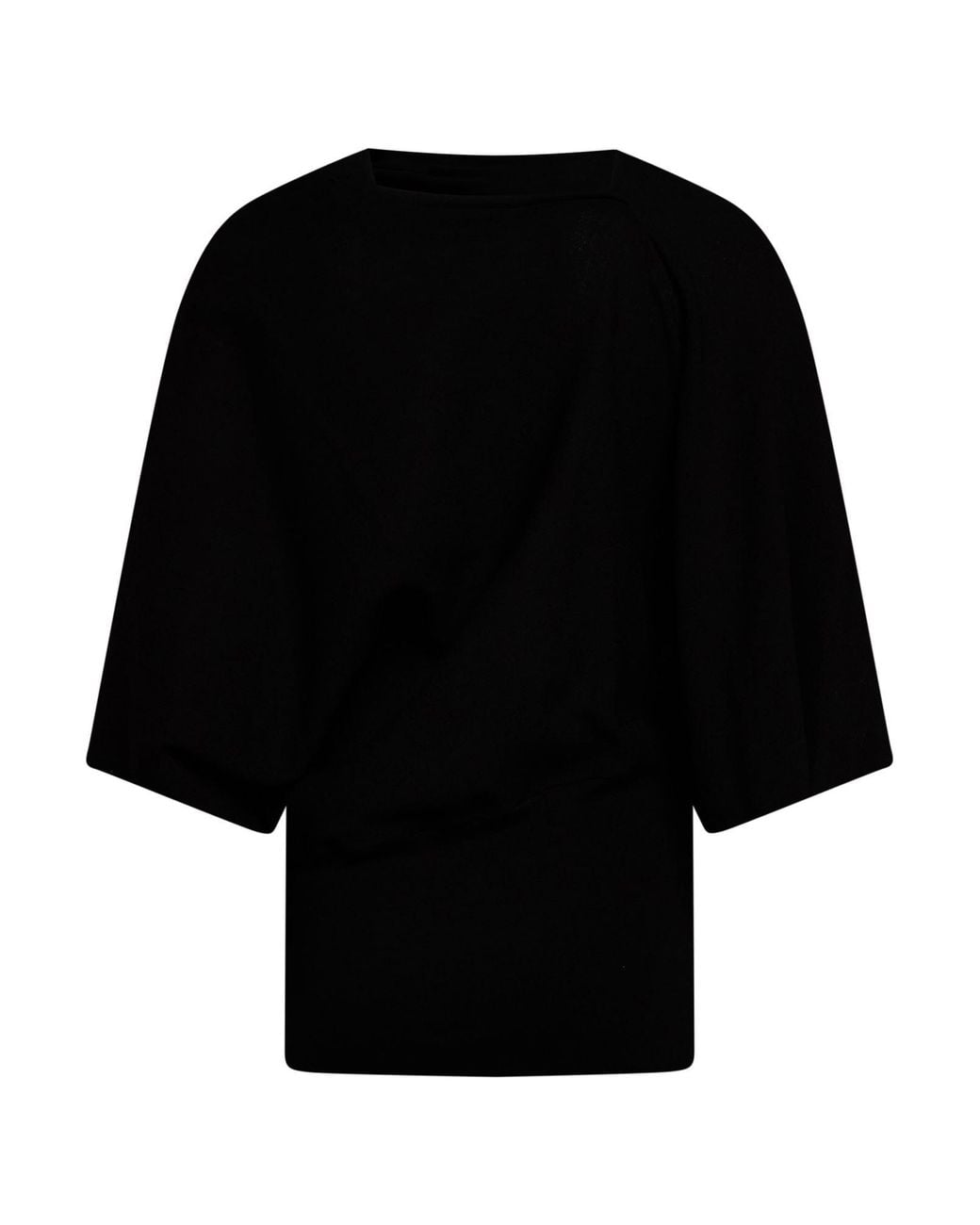 Rick Owens Black Top Virgin Wool