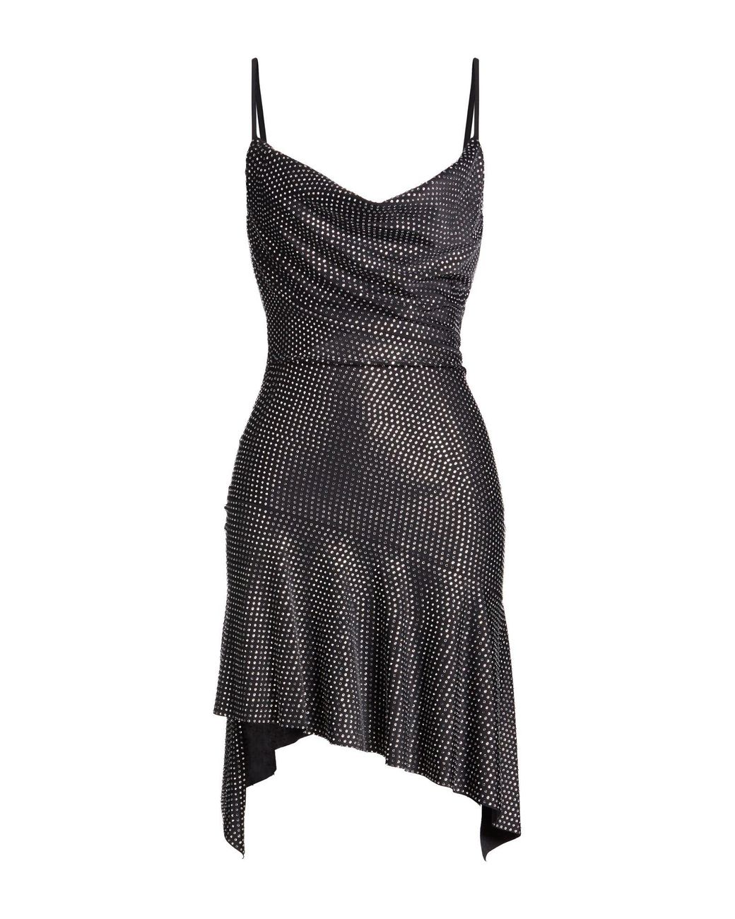 GIUSEPPE DI MORABITO Black Mini Dress Polyamide, Elastane
